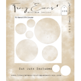 Tracy Evans Circular 6x6 Inch Stencil (ST006)