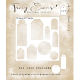 Tracy Evans Tag Mix 6x6 Inch Stencil (ST007)