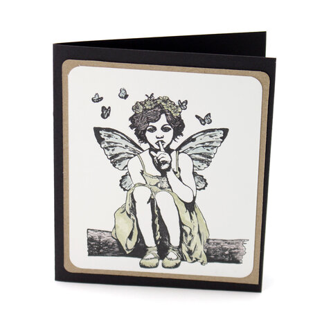 Katy Sue Designs Andy Skinner Pre Cut Rubber Stamp Secret (07-0081-AS)