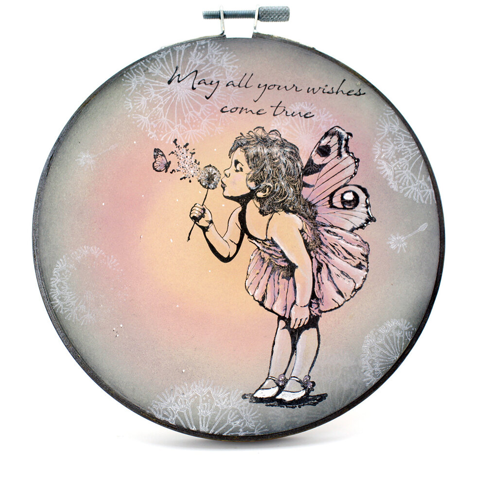 Katy Sue Designs Andy Skinner Pre Cut Rubber Stamp Make a Wish (07-0080-AS)