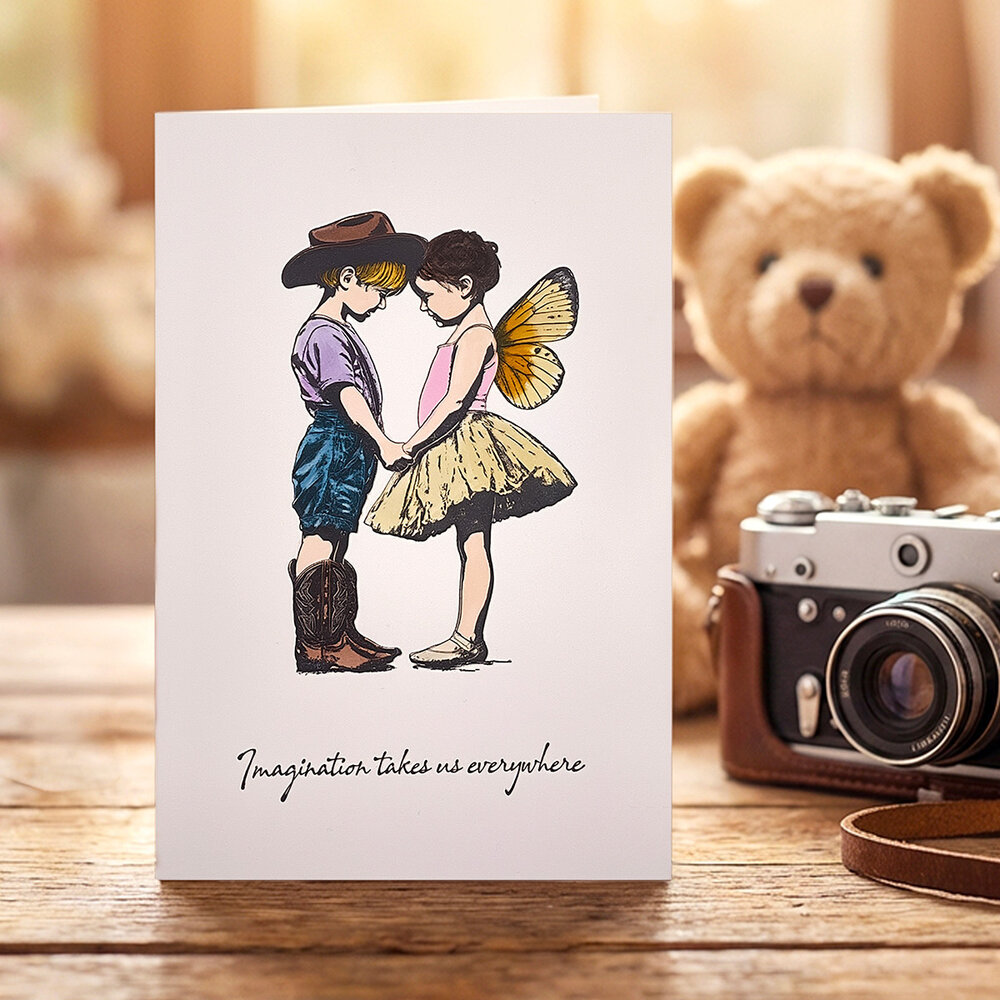 Katy Sue Designs Andy Skinner Pre Cut Rubber Stamp Imagination (07-0079-AS)