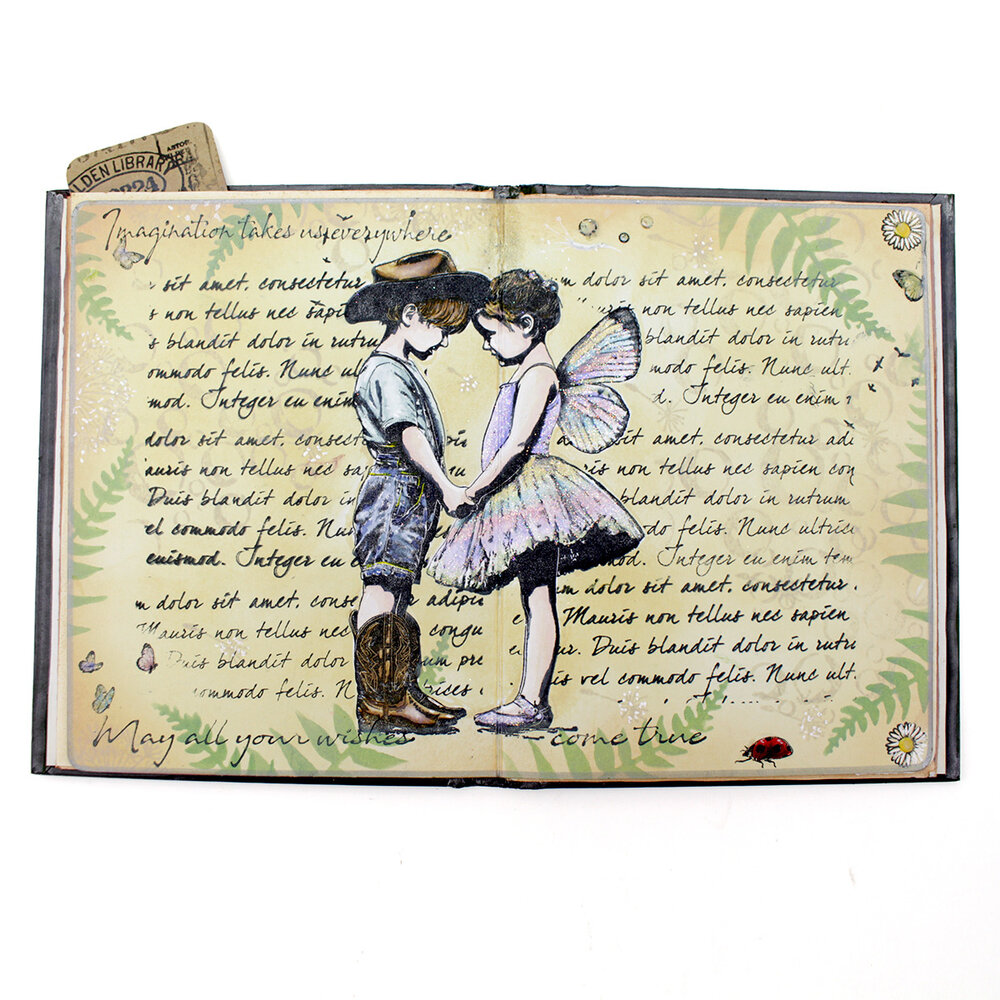 Katy Sue Designs Andy Skinner Pre Cut Rubber Stamp Imagination (07-0079-AS)