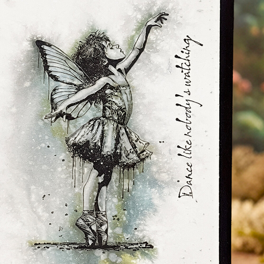 Katy Sue Designs Andy Skinner Pre Cut Rubber Stamp Dance (07-0078-AS)