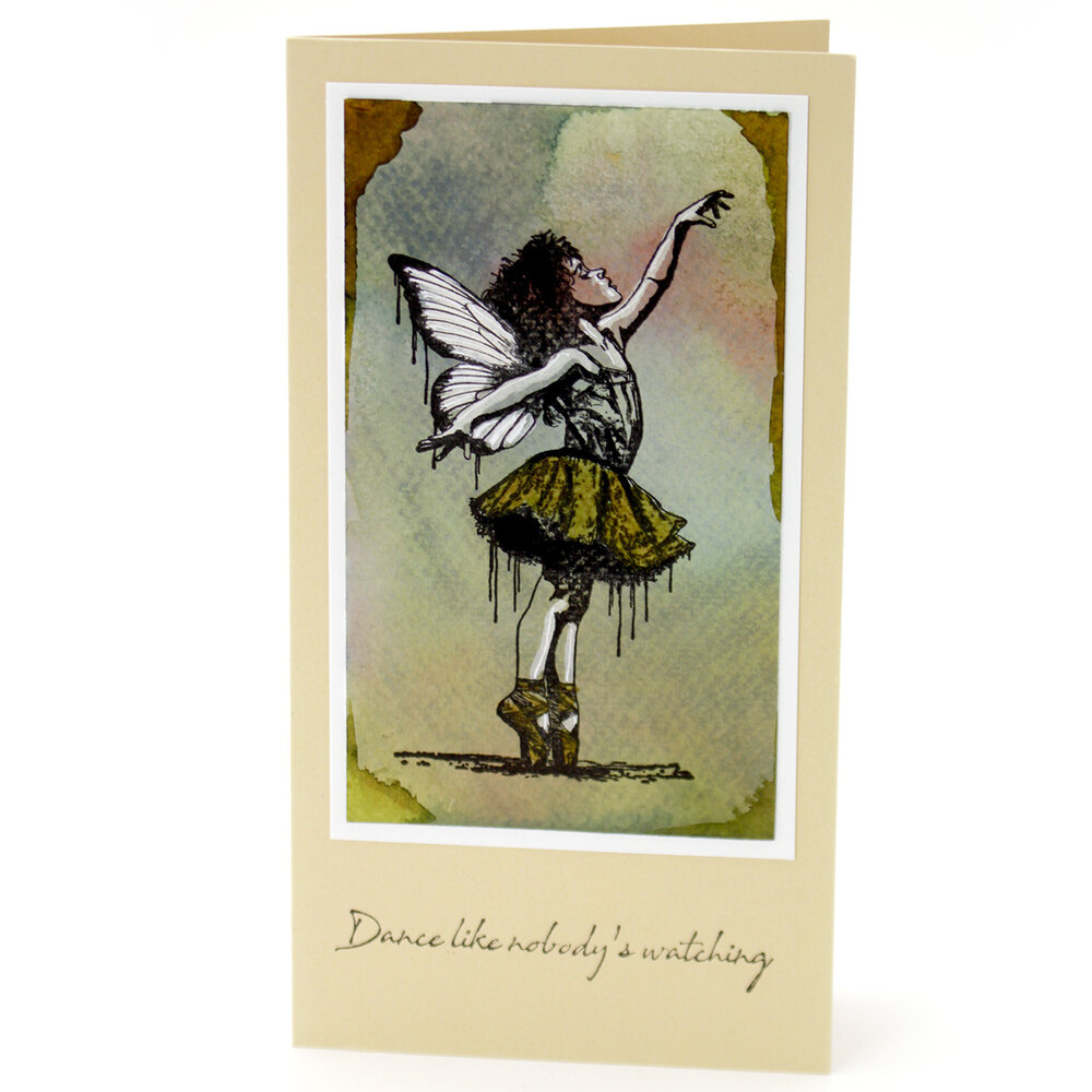 Katy Sue Designs Andy Skinner Pre Cut Rubber Stamp Dance (07-0078-AS)