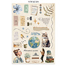 Stamperia Secret Diary Junk Journal Stickers, Backgrounds, Cut-Outs (SBJK15)