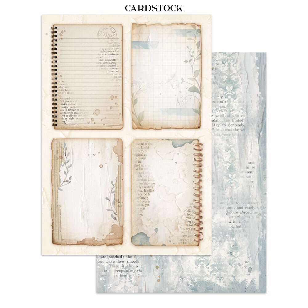 Stamperia Secret Diary Junk Journal Stickers, Backgrounds, Cut-Outs (SBJK15)