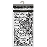 Stamperia Secret Diary Thick Stencil 12x25cm Frieze with Lettering (KSTDL152)