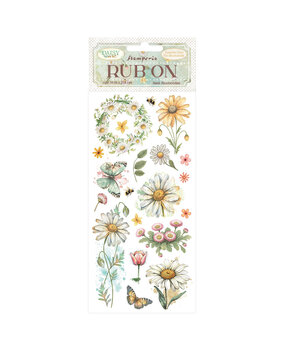 Stamperia Daisy Art Rub-On 10,16x21,6cm Daisy and Butterfly (DFLRB220)