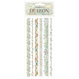 Stamperia Daisy Art Rub-On 10,16x21,6cm Stripes (DFLRB225)