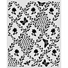 Stamperia Daisy Art Thick Stencil 20x25cm Texture Butterfly and Daisy (KSTD198)