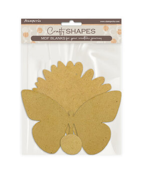 Stamperia Daisy Art MDF Crafty Shapes Blank Daisy and Butterfly (KLSM79)