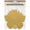 Stamperia Daisy Art MDF Crafty Shapes Blank Daisy and Butterfly (KLSM79)