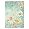 Stamperia Daisy Art Junk Journal Stickers, Backgrounds, Cut-Outs (SBJK14)