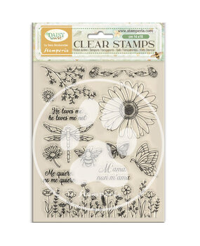 Stamperia Daisy Art Clear Stamp (WTK236)