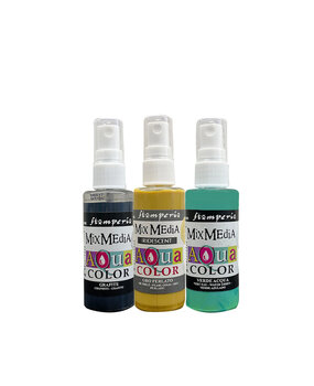 Stamperia Daisy Art Aquacolor Paint Kit (3pcs) (KAQXDS)