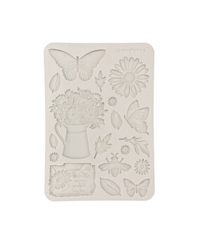 Stamperia Daisy Art A5 Silicon Mould Daisy and Butterfly (KACMA603)