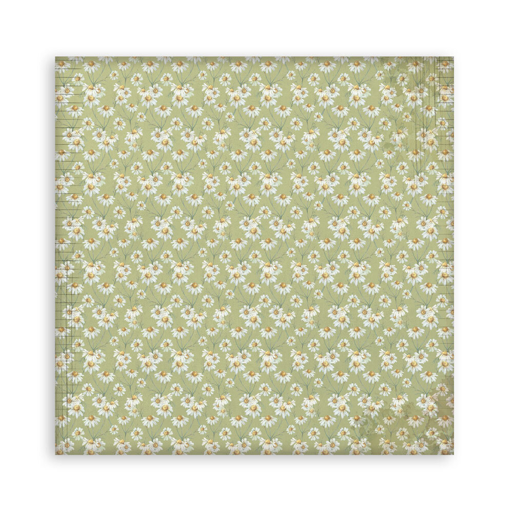 Stamperia Daisy Art 8x8 Inch Paper Pack Maxi (Single Face) (SBBSXB22)
