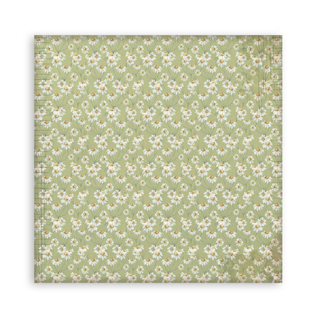 Stamperia Daisy Art 8x8 Inch Paper Pack Maxi (Single Face) (SBBSXB22)