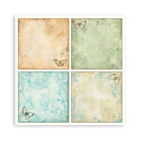 Stamperia Daisy Art 8x8 Inch Paper Pack Maxi (Single Face) (SBBSXB22)