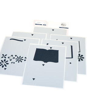 Pinkfresh Studio Artful Foundations Stencil Floral Tale (309925)