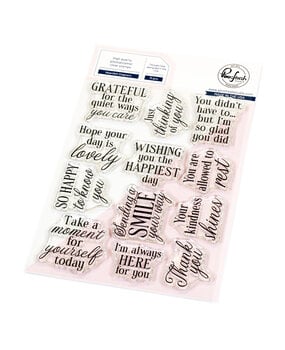 Pinkfresh Studio Artful Foundations Stamp Heartfelt Chapters (310025)