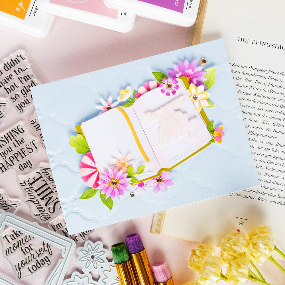 Pinkfresh Studio Artful Foundations Stamp Heartfelt Chapters (310025)