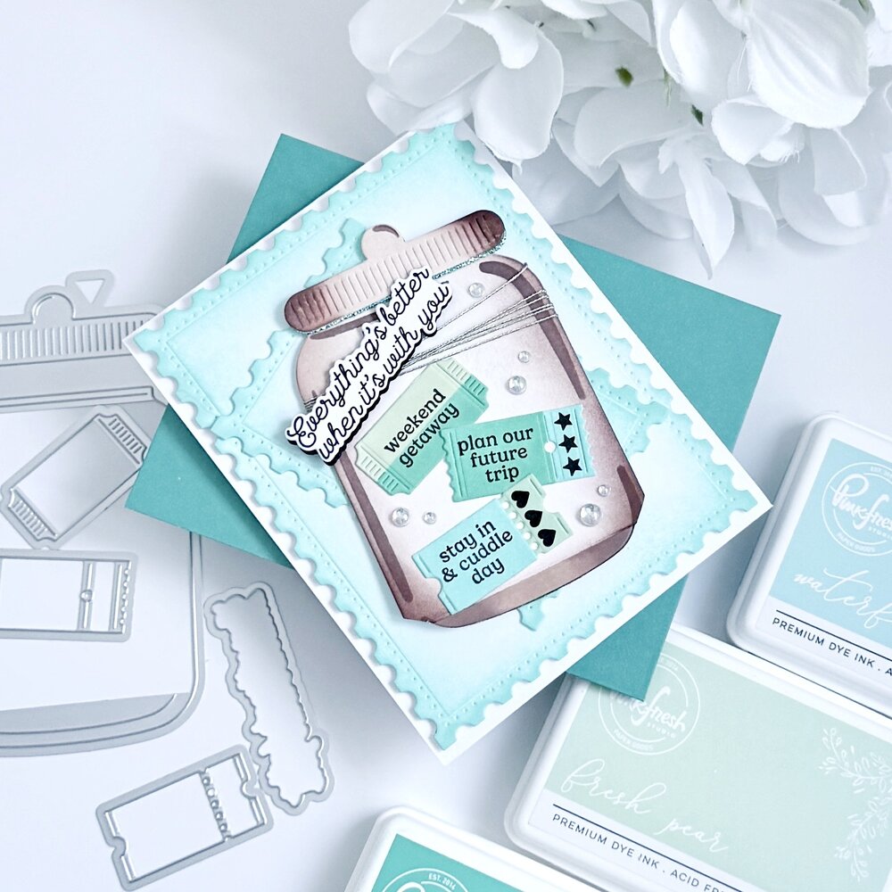 Pinkfresh Studio Artful Foundations Die Jar of Wishes (310325)