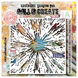 Aall and Create Solar Pulse 6x6 Inch Stencil Daybreak Pulse (AALL-PC-259)