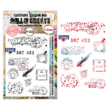 Aall and Create Postcard Sky A6 Stamp Set Postcard Shuffle (AALL-TP-1338)