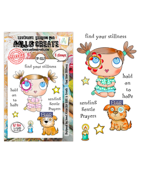 Aall and Create Petals & Ink A7 Stamp Set Find Your Stillness (AALL-TP-1357)