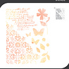 Sizzix Stencil A4 by 49 & Market Petal Play (1pcs) (667061)