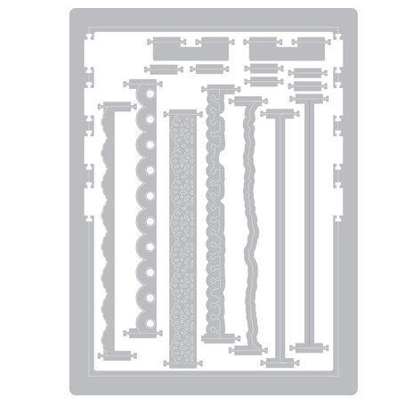Sizzix Thinlits Die by 49 and Market Snap and Swap Journal Set (16pcs) (667062)