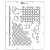 Sizzix Stencil A4 by 49 & Market Artful Layers (1pcs) (667057)