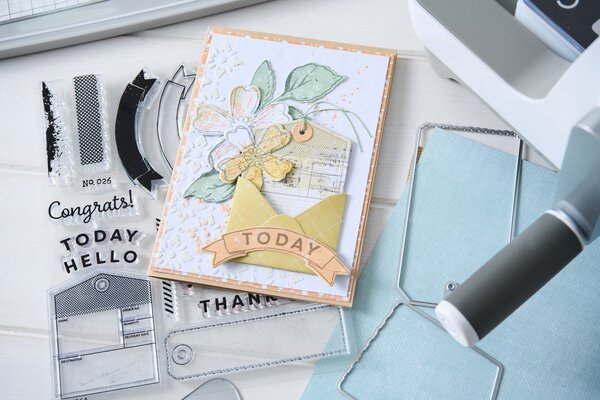 Sizzix Stencil A4 by 49 & Market Artful Layers (1pcs) (667057)