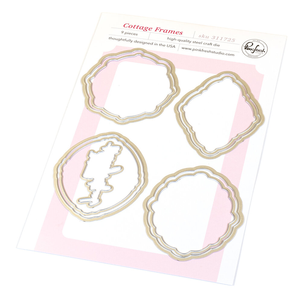 Pinkfresh Studio Homespun with Heart Die Cottage Frames (311725)