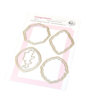 Pinkfresh Studio Homespun with Heart Die Cottage Frames (311725)
