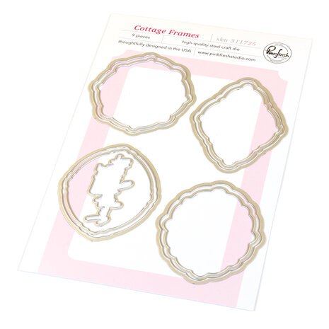 Pinkfresh Studio Homespun with Heart Die Cottage Frames (311725)