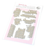 Pinkfresh Studio Homespun with Heart Press Plate Room for Joy (312425)