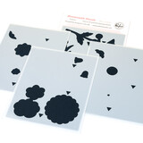 Pinkfresh Studio Homespun with Heart Stencil Bloomsmith Florals (312625)