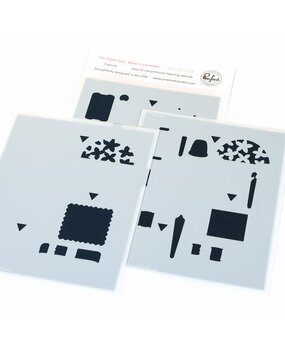 Pinkfresh Studio Homespun with Heart Stencil The Stitch Edit Maker's Essentials (313725)