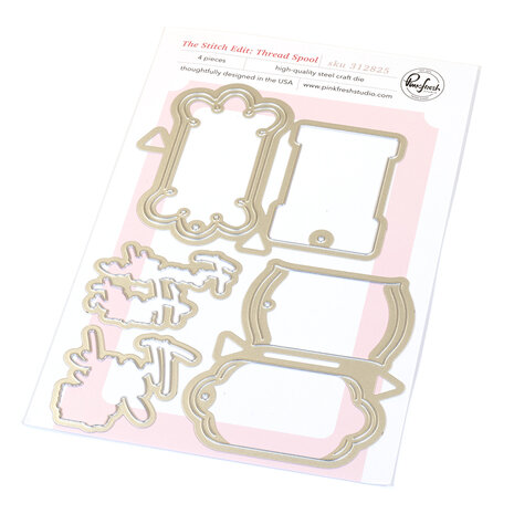 Pinkfresh Studio Homespun with Heart Die The Stitch Edit Thread Spool (312825)