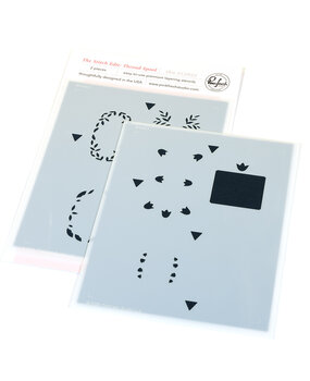 Pinkfresh Studio Homespun with Heart Stencil The Stitch Edit Thread Spool (312925)