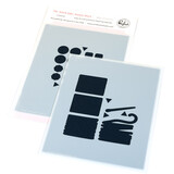 Pinkfresh Studio Homespun with Heart Stencil The Stitch Edit Notion Story (313125)