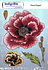 Giant Poppy A5 Red Rubber Stamp (IND1490)