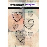IndigoBlu Big Love A6 Red Rubber Stamp (IND1466)