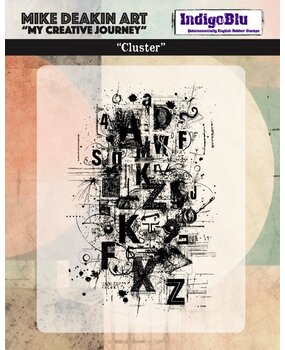 IndigoBlu Cluster Solo Red Rubber Stamp (IND1471)