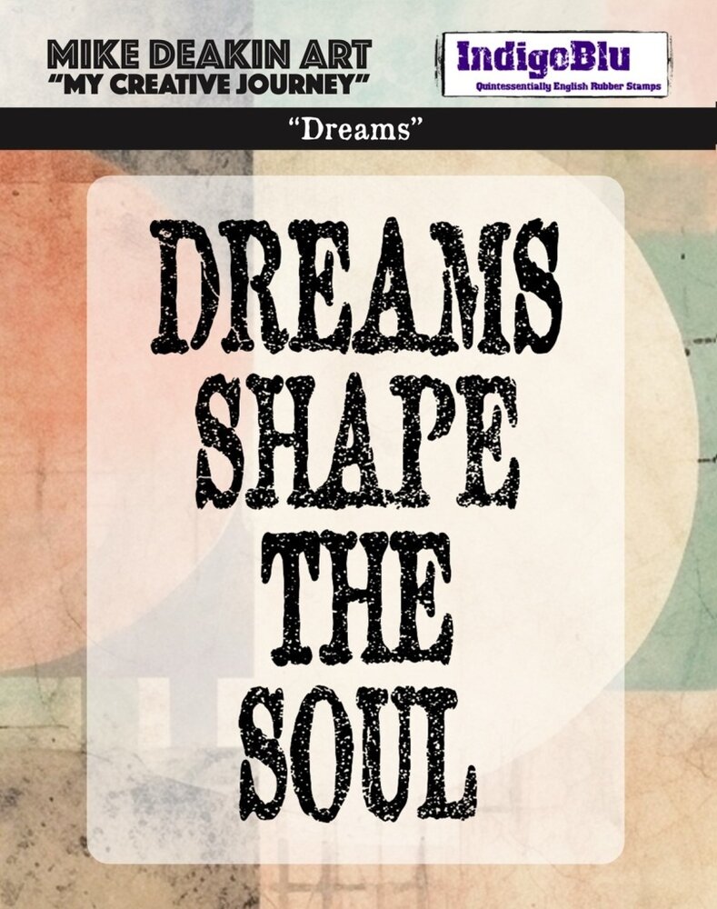 IndigoBlu Dreams Solo Red Rubber Stamp (IND1469) IndigoBlu Dreams Solo Red Rubber Stamp (IND1469)