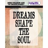 IndigoBlu Dreams Solo Red Rubber Stamp (IND1469)