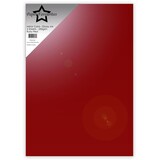 Paper Favourites Mirror Card Glossy A4 Ruby Red 250gsm (5pcs) (PFSS106)