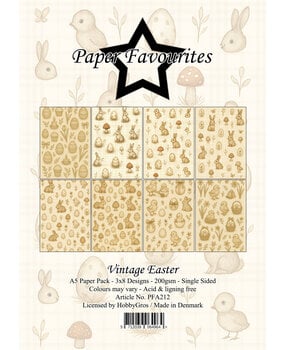 Paper Favourites Vintage Easter A5 Paper Pack (PFA212)